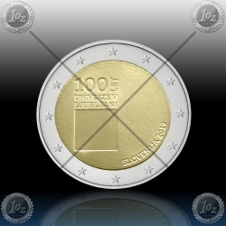 2 EVRO SLOVENIJA 2019 "UNIVERZA V LJUBLJANI" UNC 2 EVRO SLOVENIJA 2019 "UNIVERZA V LJUBLJANI" UNC